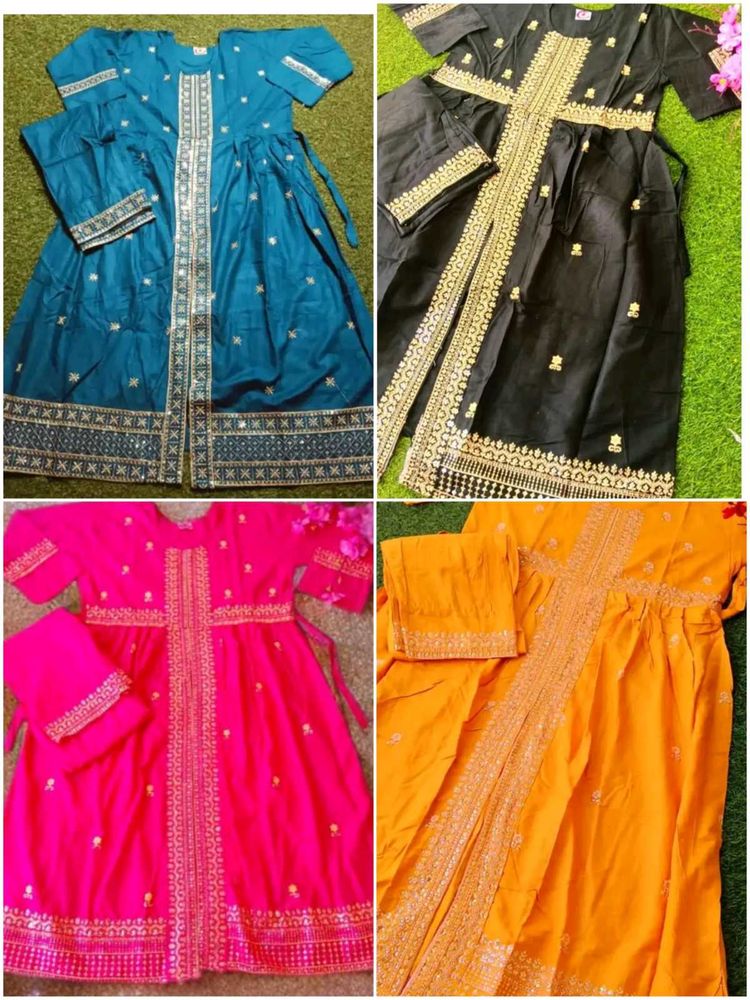 Front Silt Kurta Set