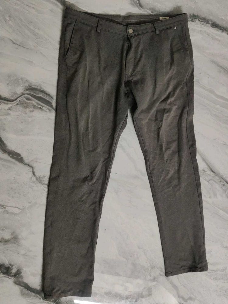 Grey Casual Pants