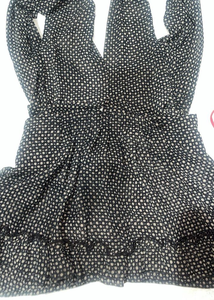 Polka Dot Mini Y2K Top