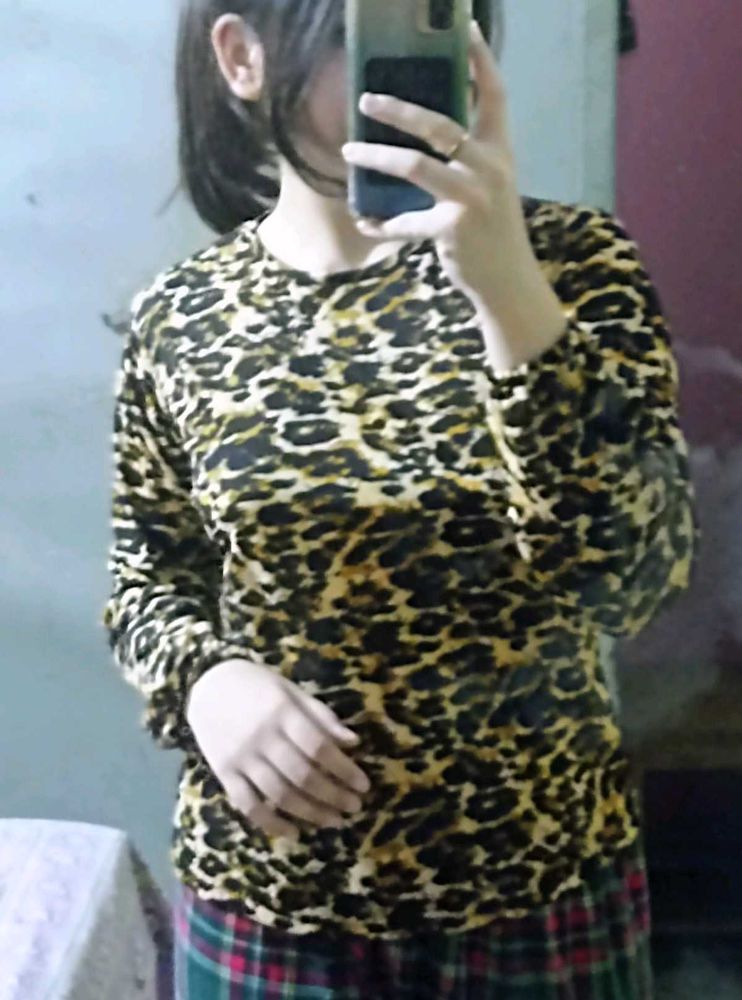 Animal Print Top