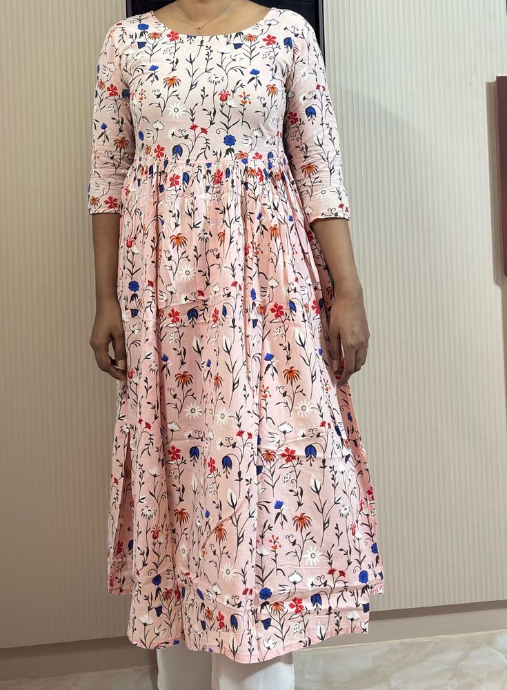 Floral Print Kurta