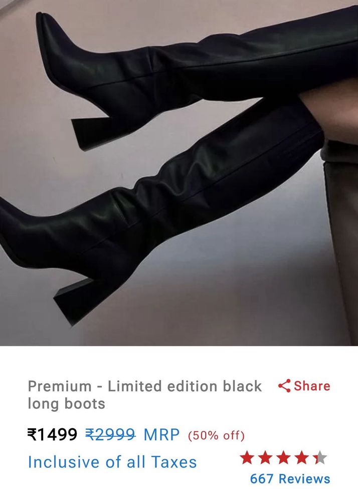 new Black Long Boots (sss)