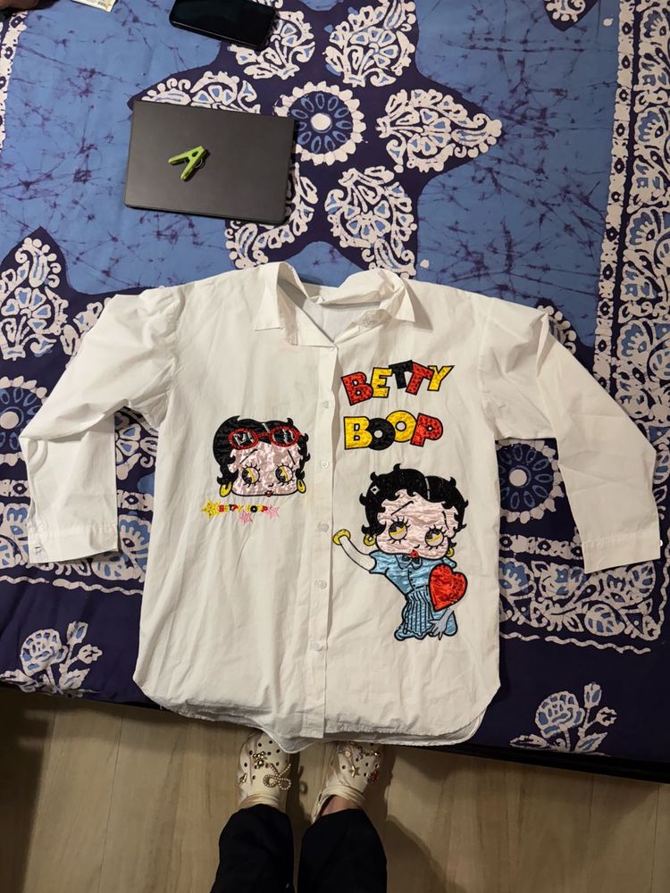 Betty Boop White Shirt