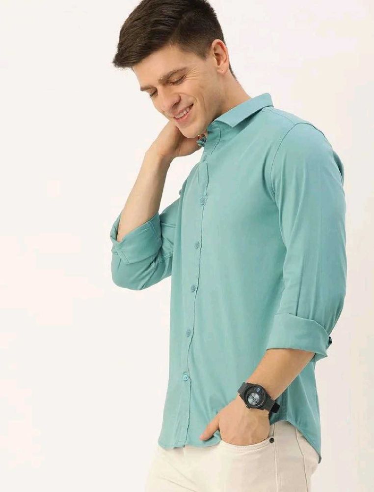 Stylish Blue Men's Shirt