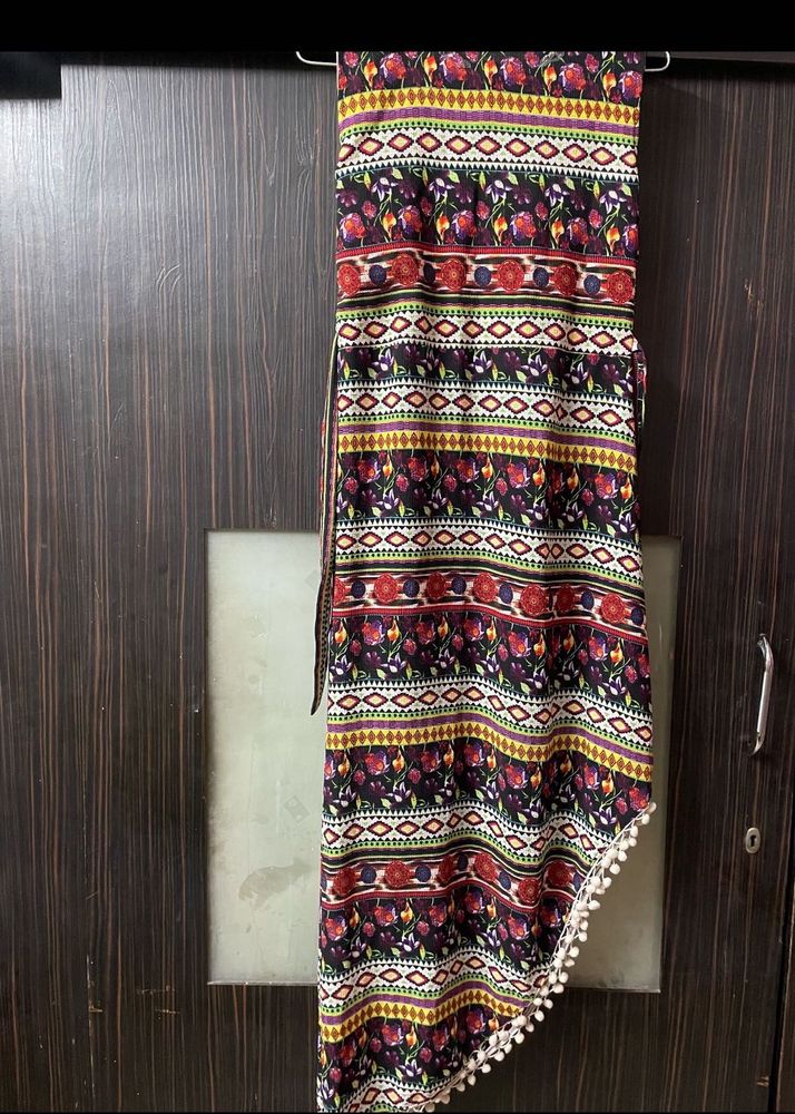 Boho Floral Print Skirt