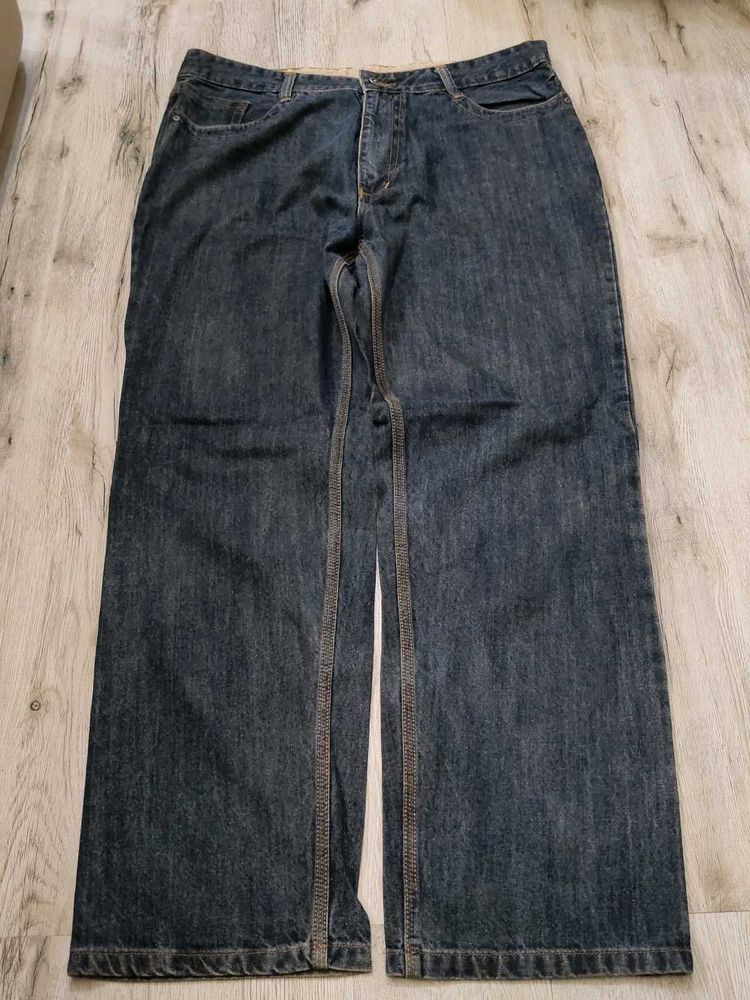 Wide Leg Denim Jeans