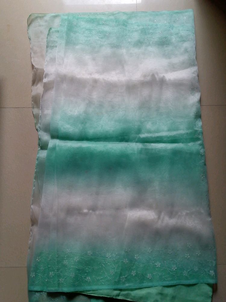 Sea Green Saree