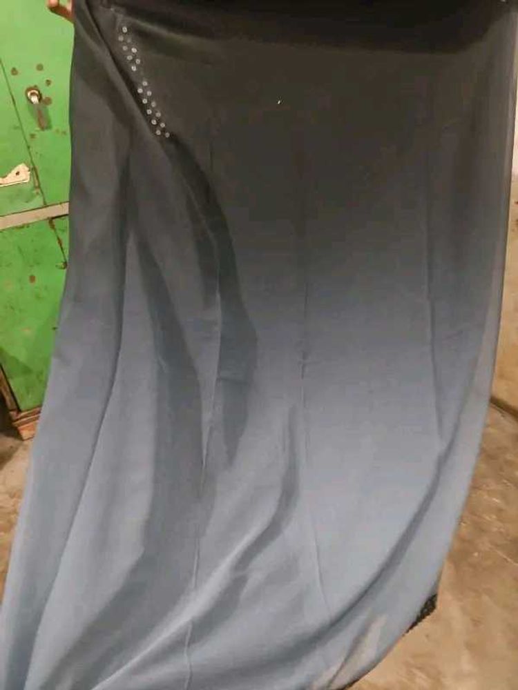 Gray Ombre Maxi Skirt