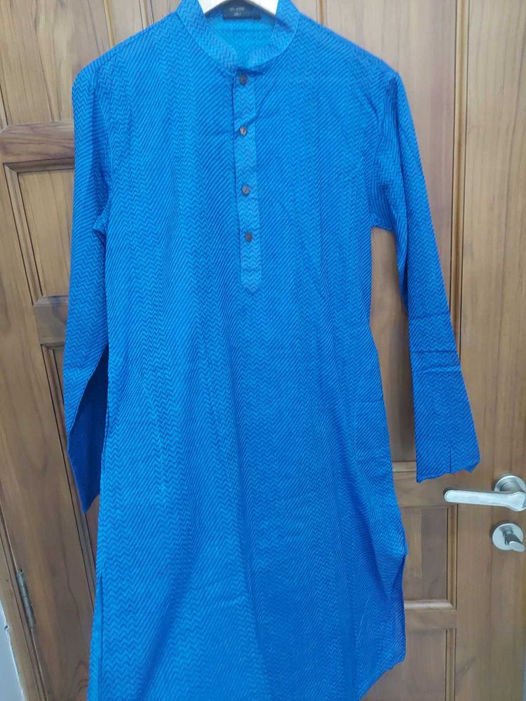 Blue Printed Kurta