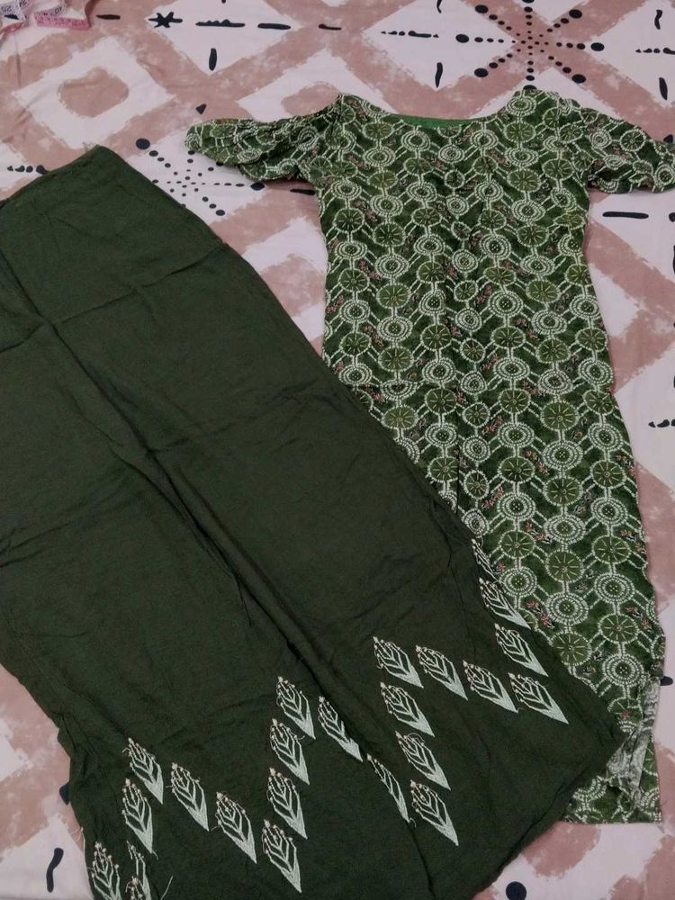 Elegant Green Kurta Set