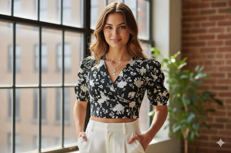 Floral Crop Top