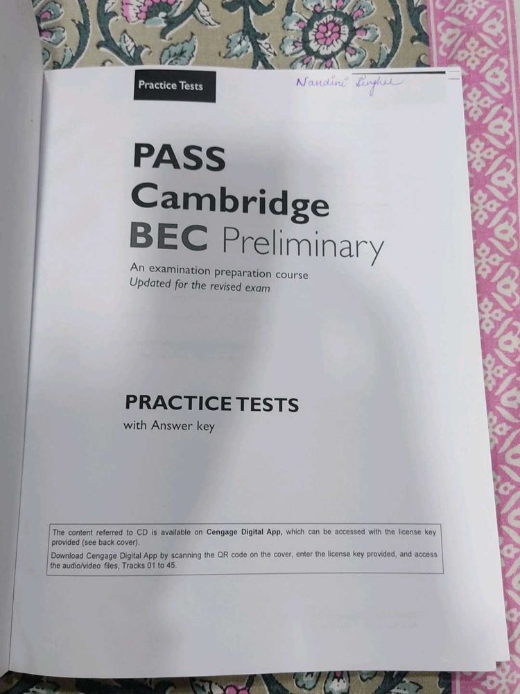 Cambridge BEC Preliminary