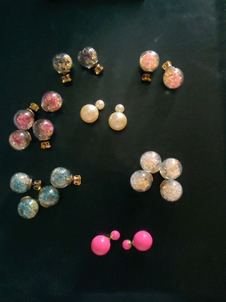 Stud Earing For Girls 10 Pair