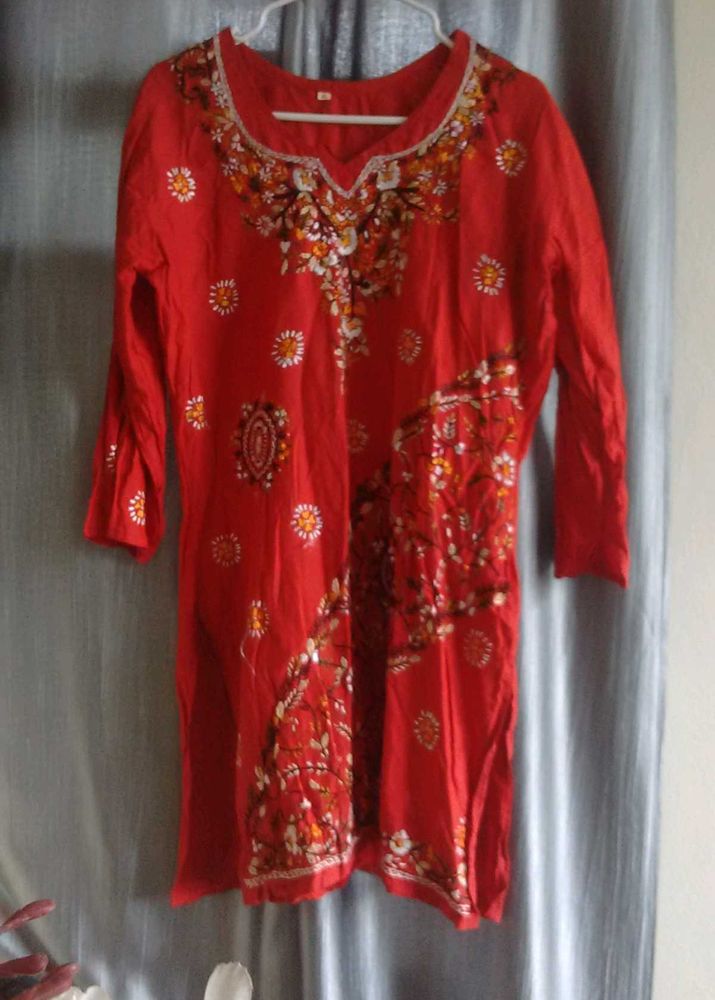 Red Kurta