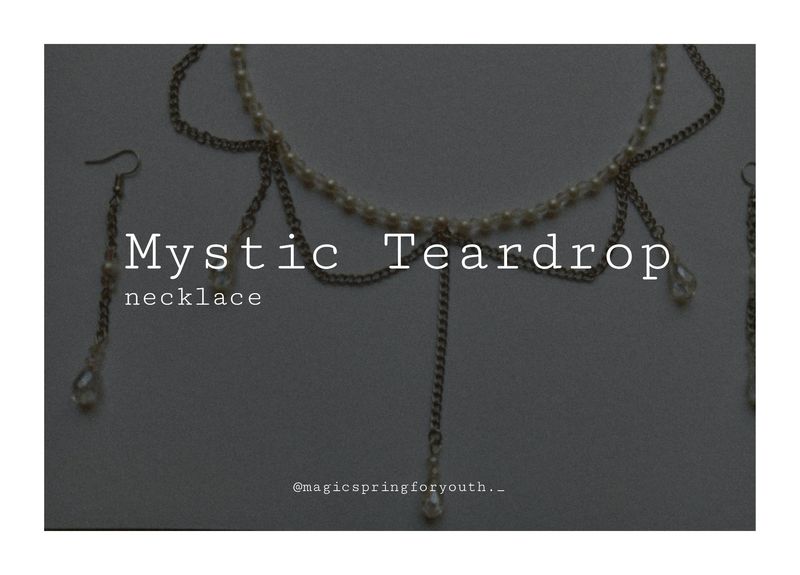 Mystic Teardrop Crystal Jewelry Beads.🫧