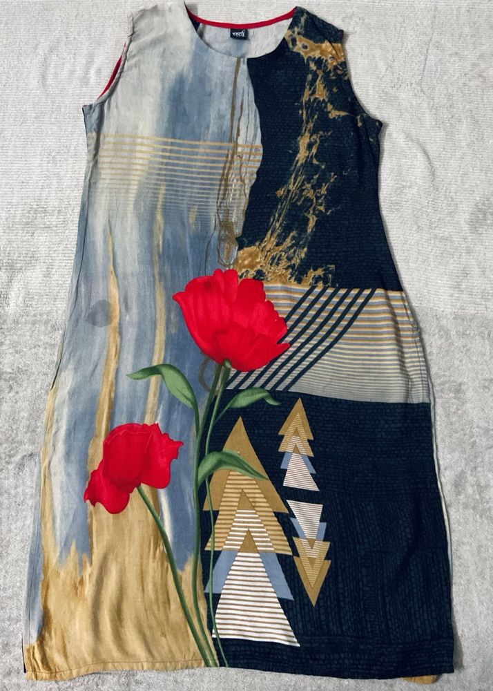 SOCH - Floral Print on Front And Back Kurta
