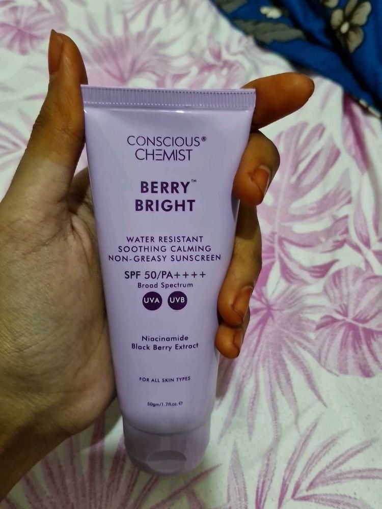 Conscious Chemist Berry Bright Sunscreen