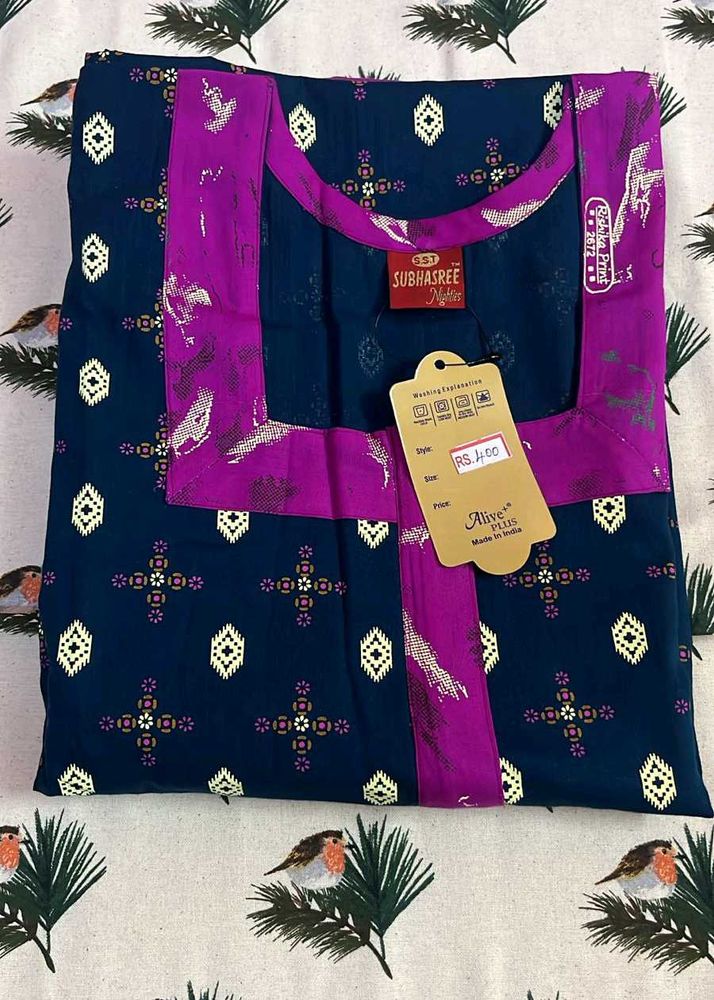 Zip Nighty -XXL
