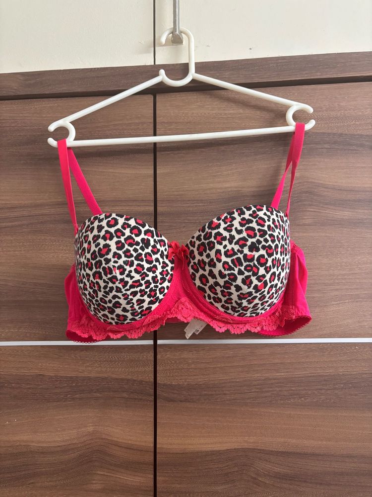 M&amp;S Padded Leopard Printed Bra!