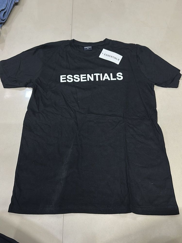 New Plain Black Branded Tshirt