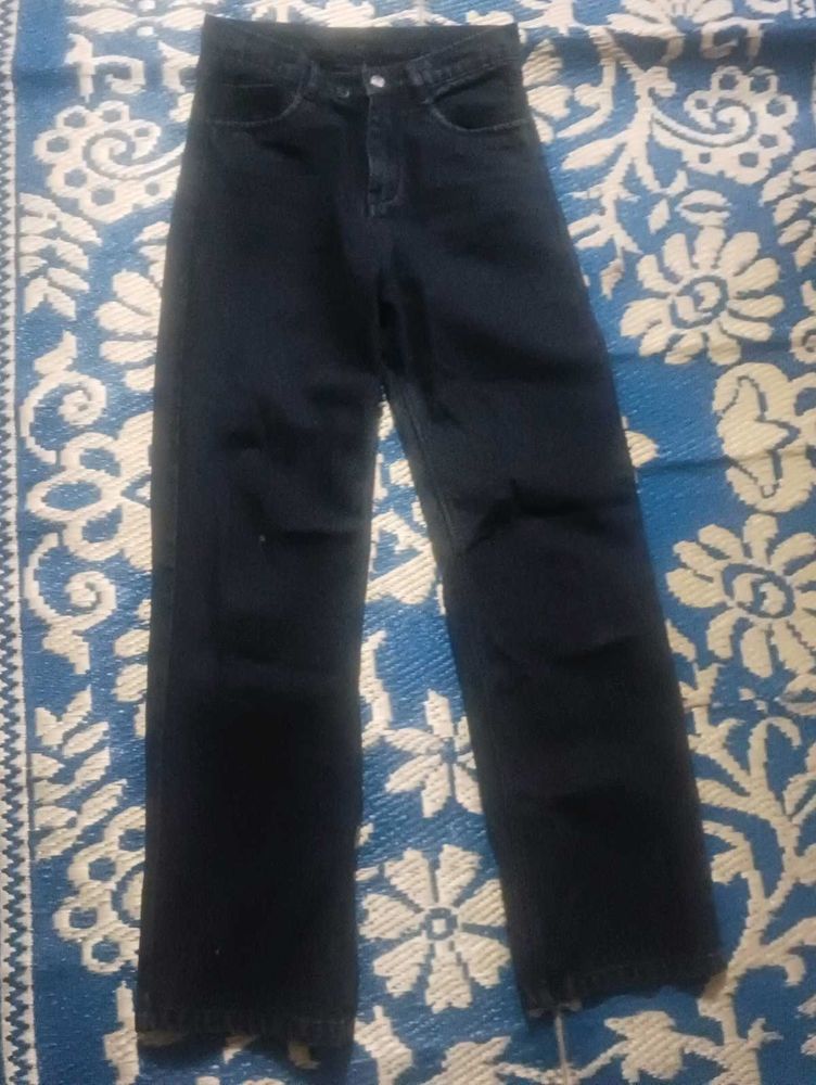Dark Wash Wide Leg Jeans