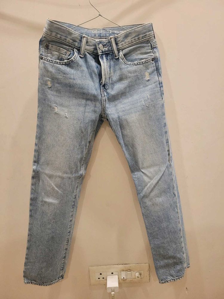 Light Wash Denim Jeans