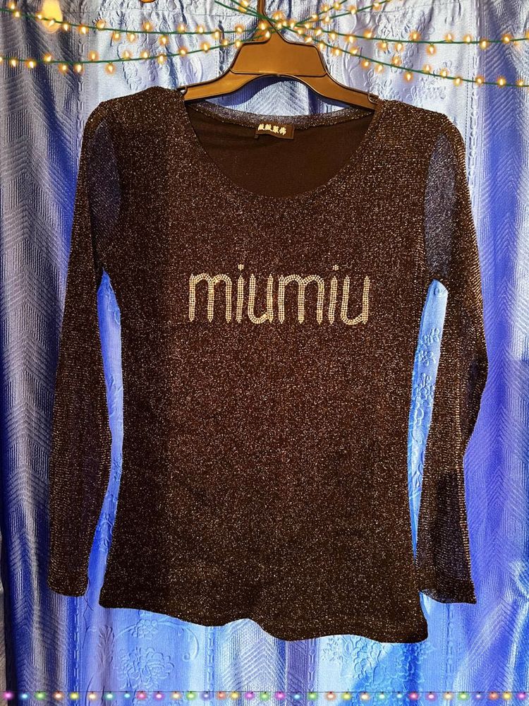 miumiu Sparkly Top