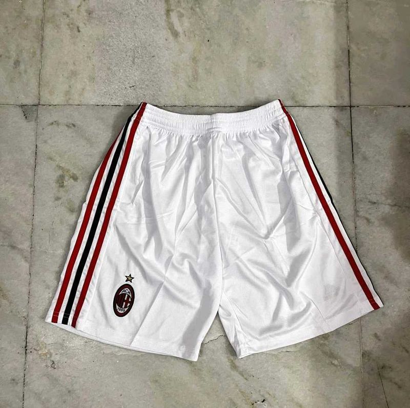 ADIDAS AC MILAN 2007 RETRO WHITE SHORTS