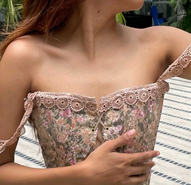 LIYOKKI Vintage Corset Top