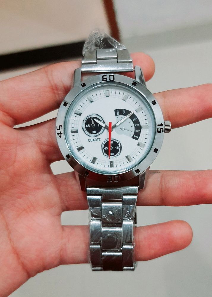 Premium Men Analogue Watch Heavy Stainless Steel