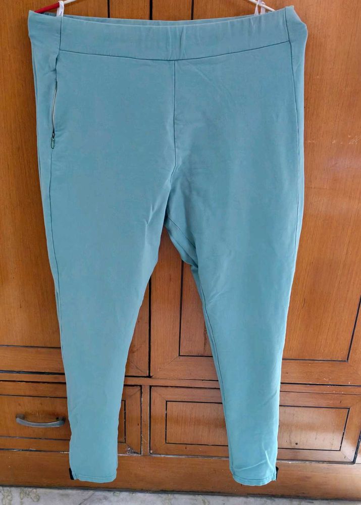 Comfy Teal Stretch Pants