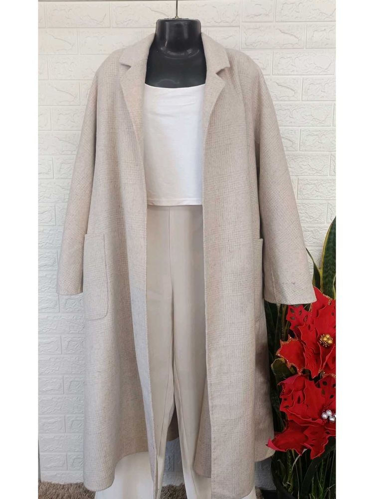 Imported Beige Overcoat