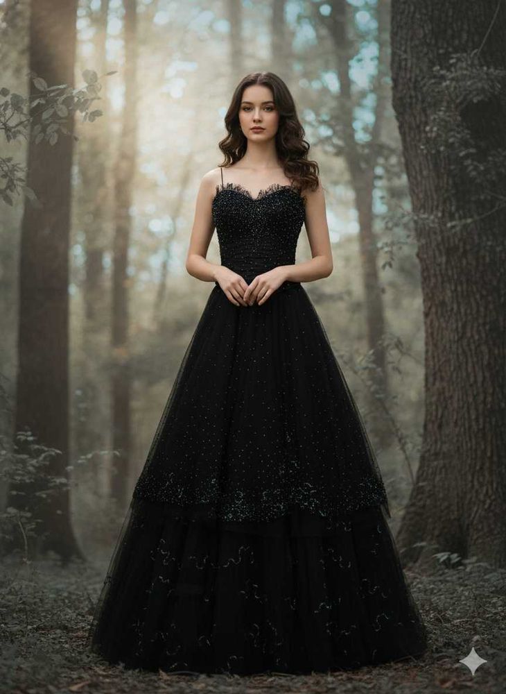 Elegant Black Evening Gown