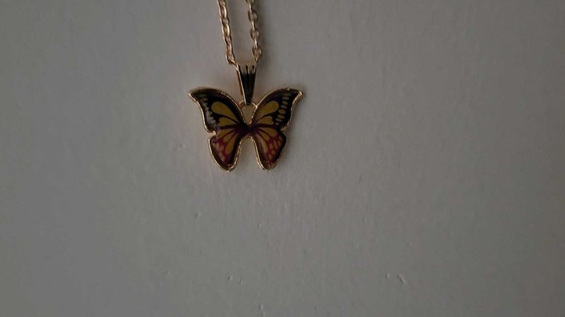 Butterfly Pendant Necklace