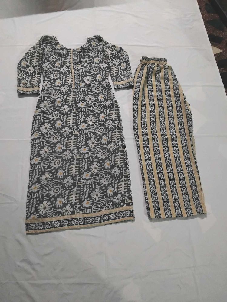 Printed Kurti Pant Set