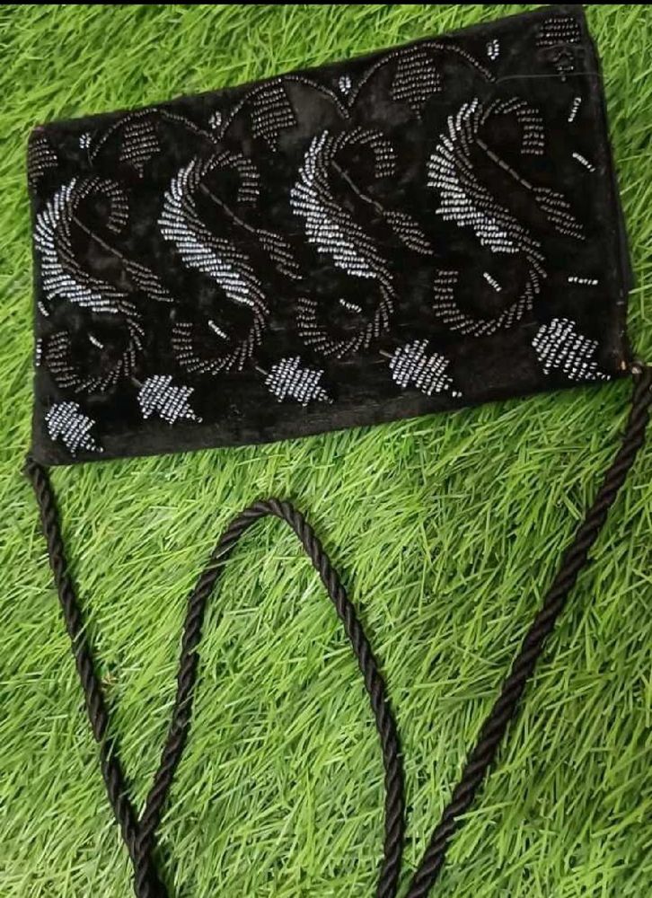 Elegant Beaded Slingbag