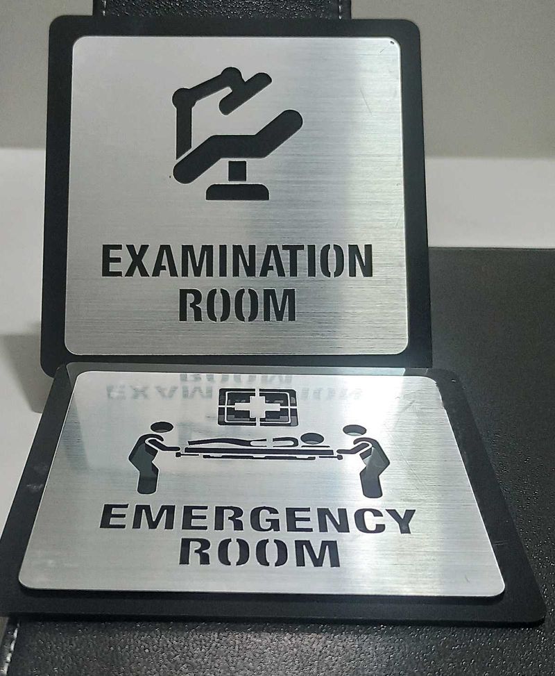 Medical Office Signs - Set of Two
