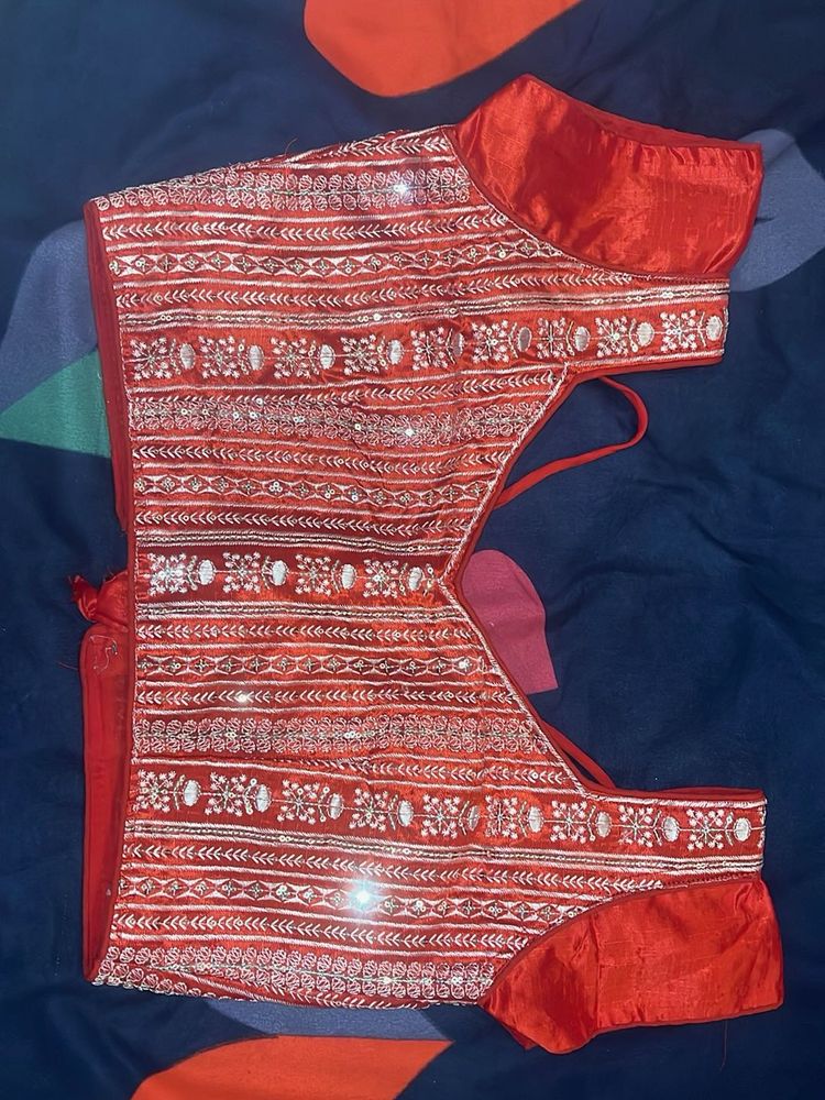 Party wear Red Sequins Blouse