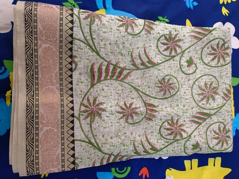 Cotton Saree 5.5 Meter.