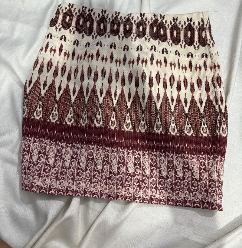 Printed Mini Skirt 🥰