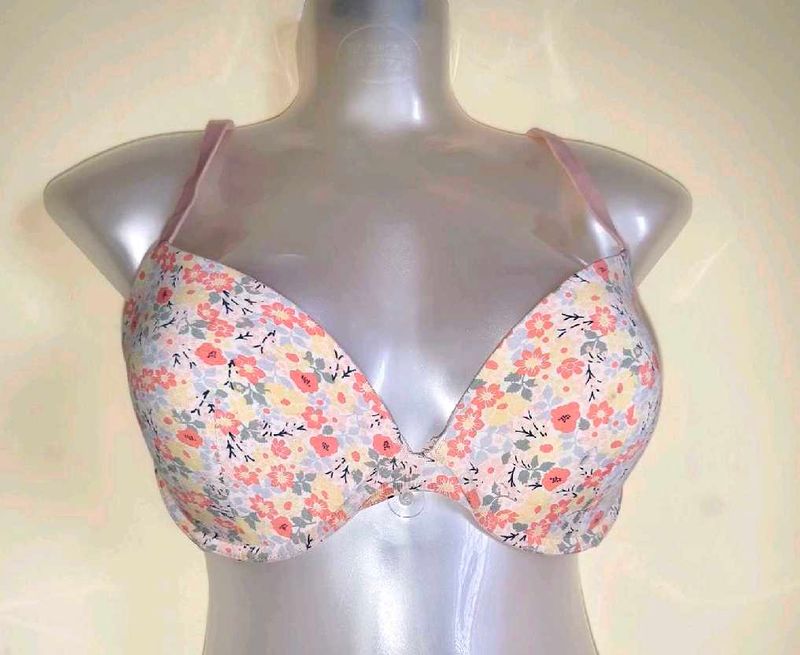 Floral Print Bra 32 D