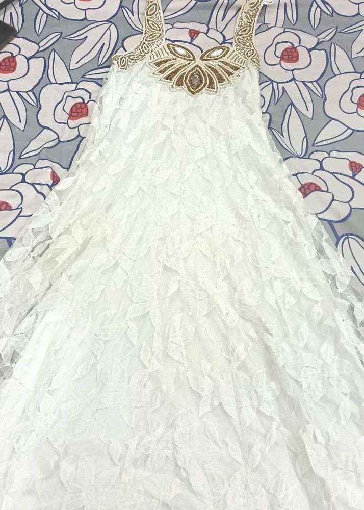 White Embellished Dress