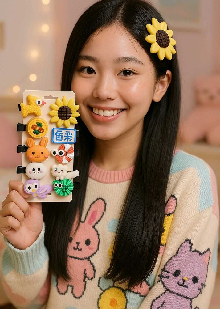 Korean Kawaii Hair Clips