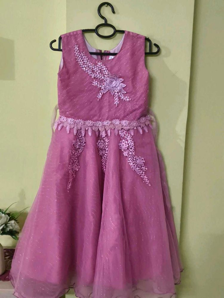 Elegant Girls' Party Dress