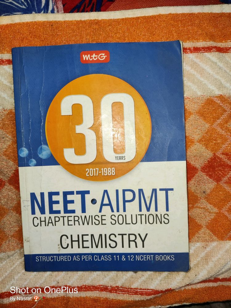 30 Years Chapter Wise Solution Chemistry