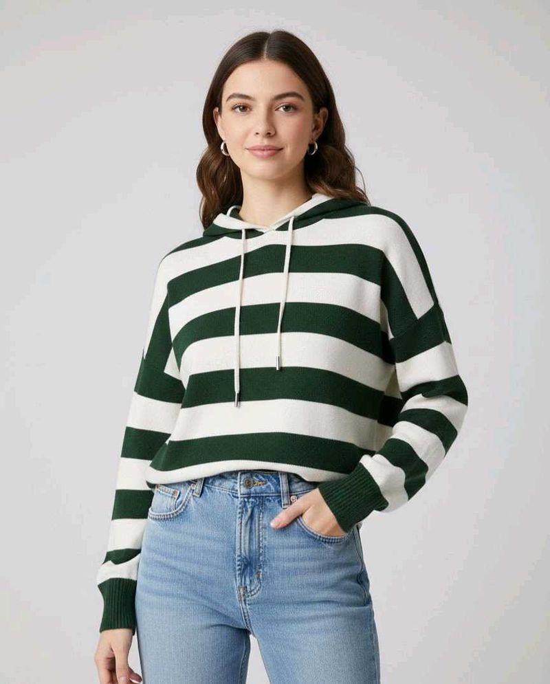 Striped Women's Hoodie