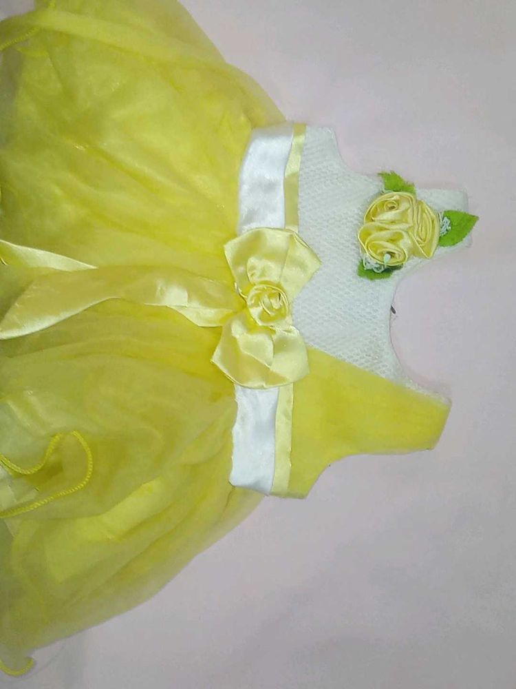 Adorable Yellow Party Dress