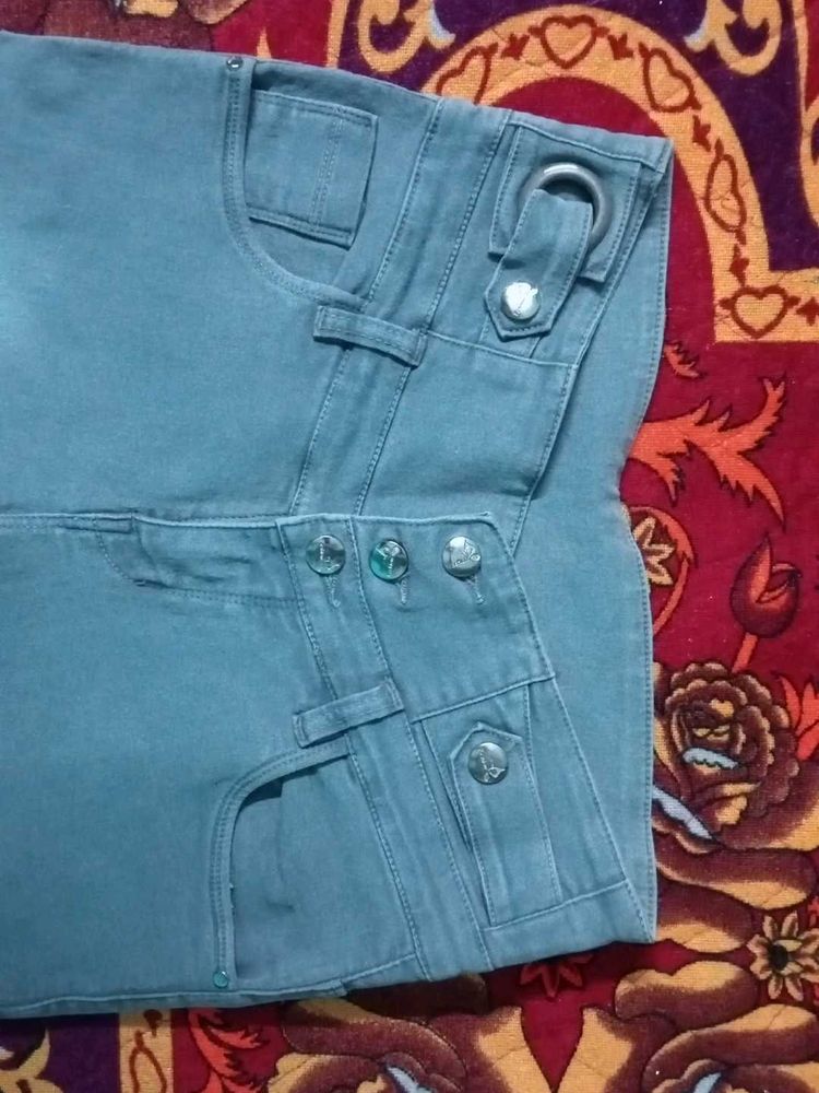 Vintage Style Olive Green Pants