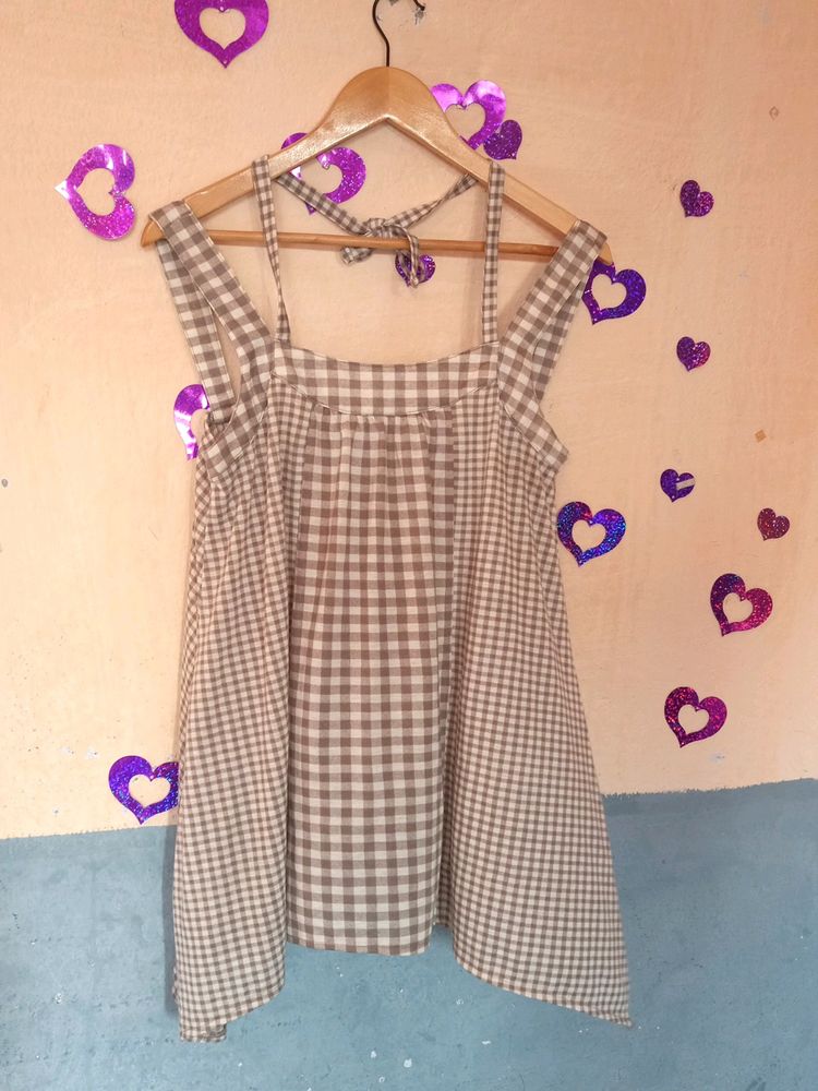Cottagecore Gingham Top