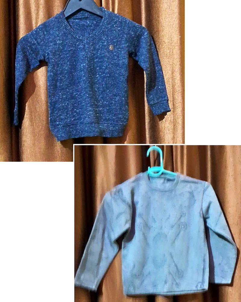 Combo Of 2 Woolen tshirt for 7 to 8 year boys